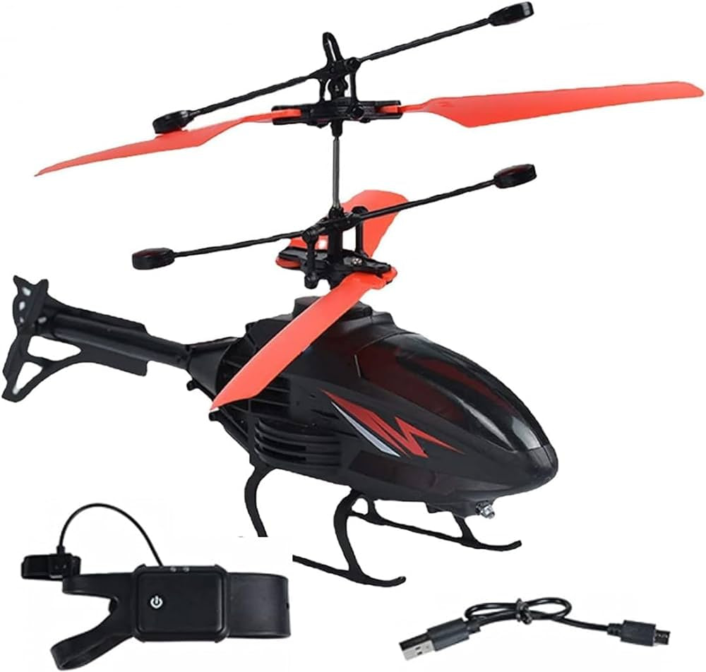 DWELL Infrared sensor helicopter flying with hand induction control (Without Remote) - Trendytoys