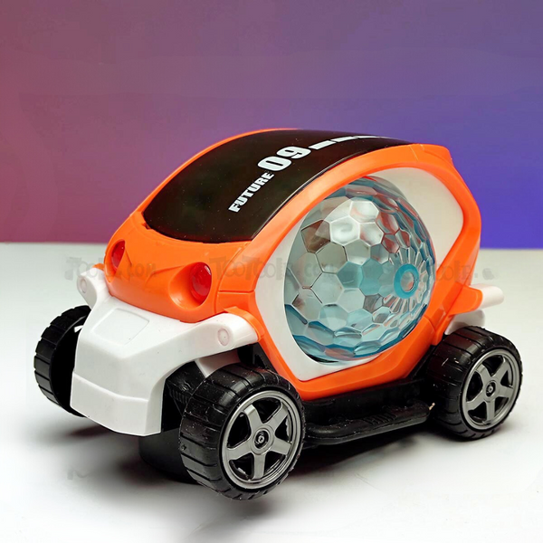 09 Future Unique Spin lighting ball B/O & Omni- directional Car Toy for Kids