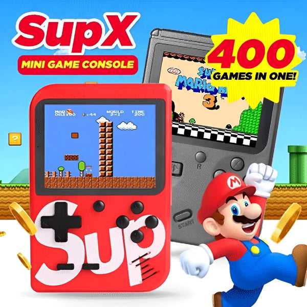 SUP Game Box 400 in 1 Plus Gaming Console Handheld for Kids - Trendytoys