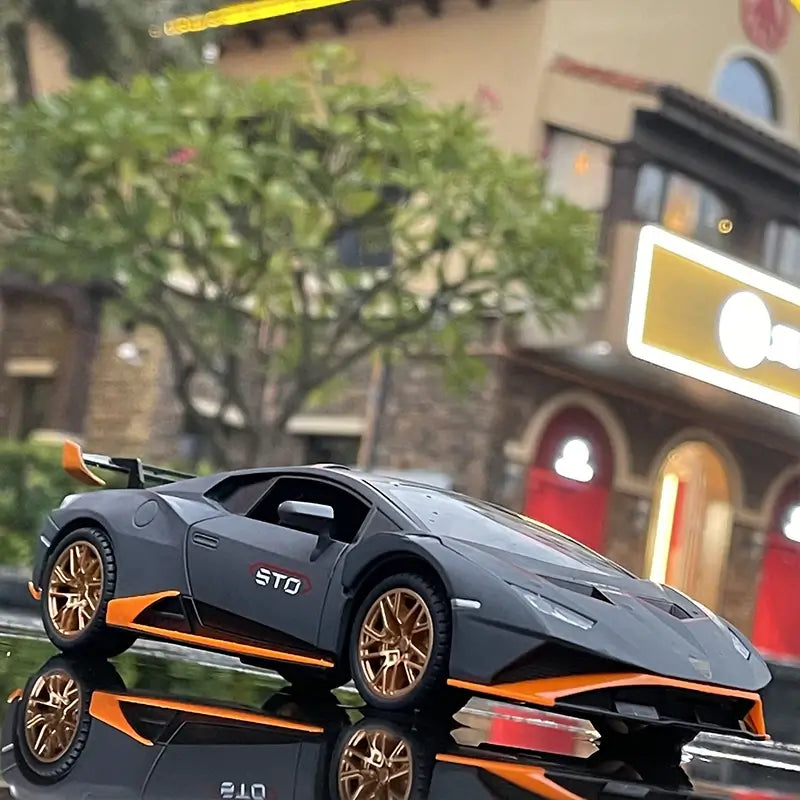 1:24 LAMBORGHINI HURACAN STO ALLOY DIECAST METAL MODEL CAR - Trendytoys