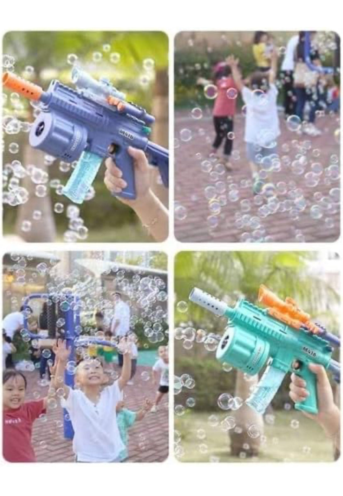 3 in 1 GEL BLASTER GUN WITH SOFT BULLET BLASTER GUN WITH BUBBLE MAKER GUN - Trendytoys