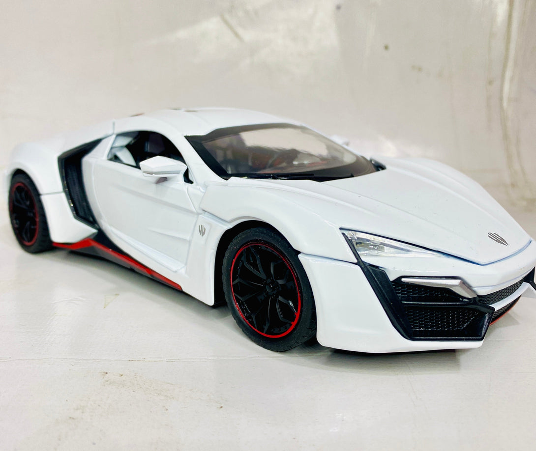 1:24 Lykan Hypersport Supercar Model Diecasts & Toy Vehicles Toy Car Metal Collection Toy Kid Toys for Children Kids Gifts - Trendytoys