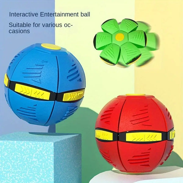 FLYING SOUCER UFO BALL WITH LIGHTS - Trendytoys