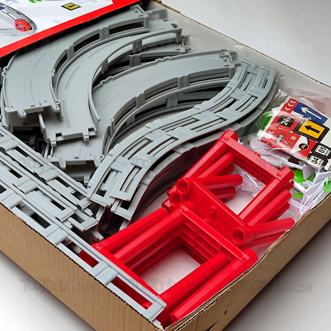 city-fire-rescue-track-set-w-alloy-cars-fire-trucks-51-pcs-for-kids