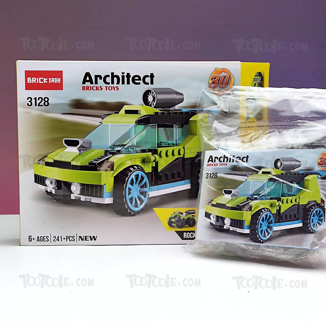 241-pc-architect-rocket-car-27-change-brick-lego-puzzle-game-for-kids