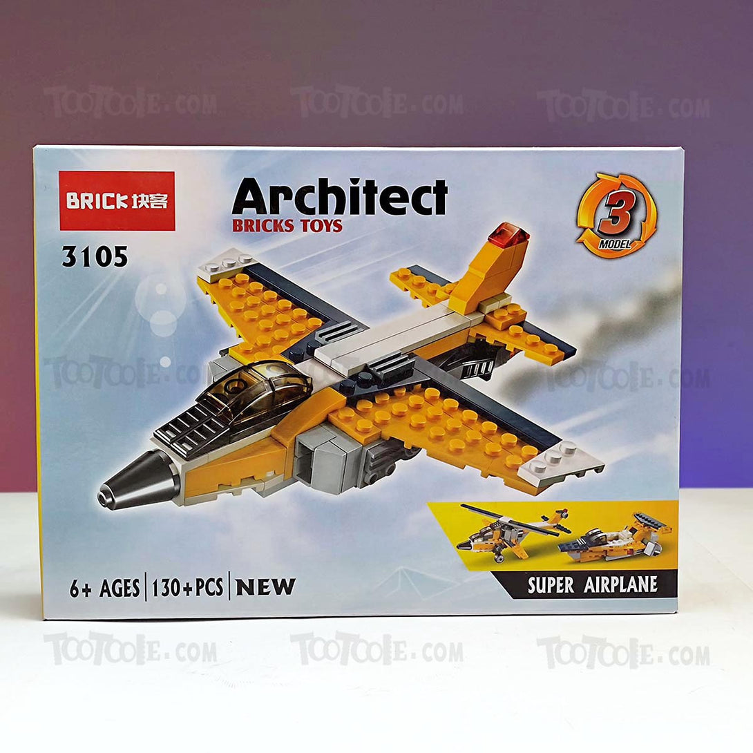 130-pc-architect-super-airplaine-3-change-brick-lego-puzzle-game-for-kids