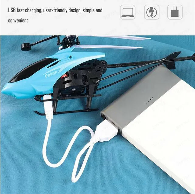 Flying Helicopter With USB Charging Cable For Kids - Trendytoys