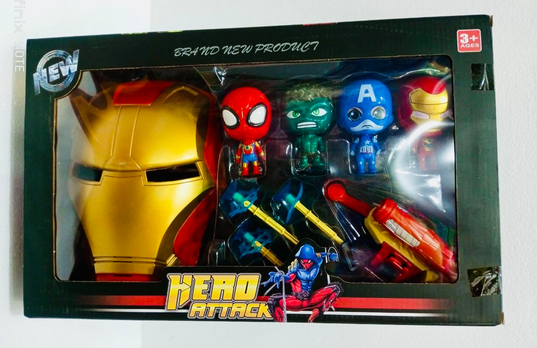 Action Heroes Play Set For Kids - Trendytoys