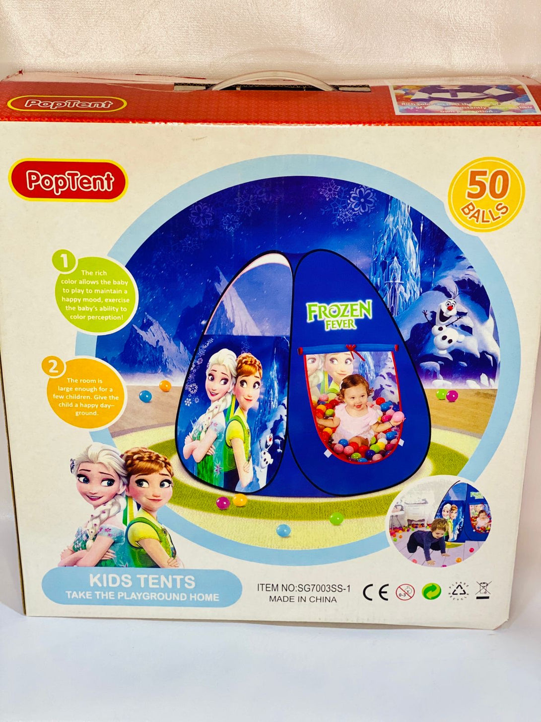 Pop Playing Tent House With 50 Balls - Trendytoys