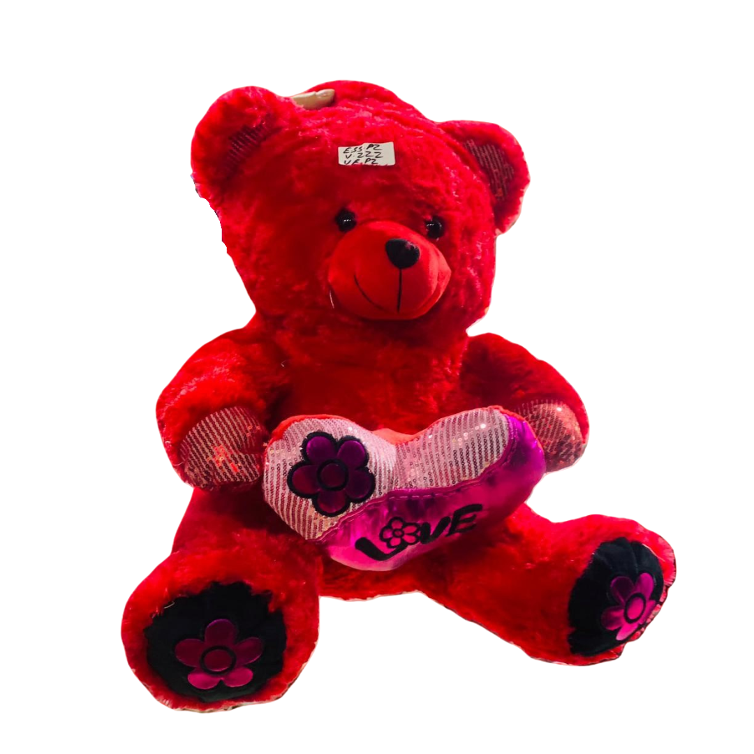 2 Feet Cute Red Teddy Bear - Trendytoys