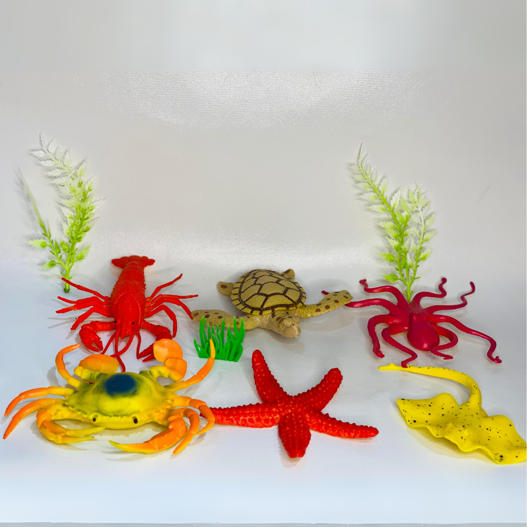 12 Pieces Sea Animal Pack - Trendytoys