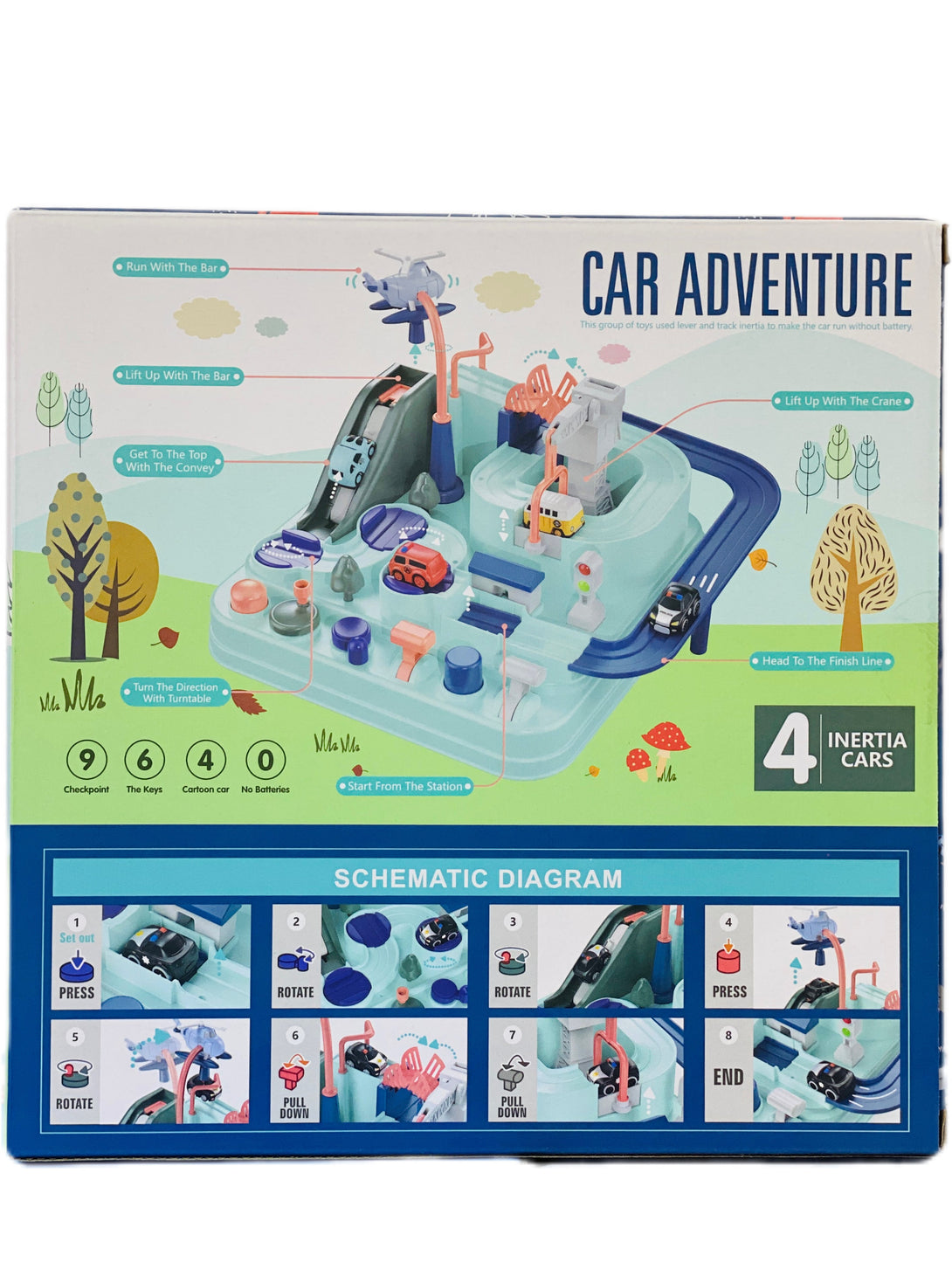 Car Adventure Track Set For kids - Trendytoys