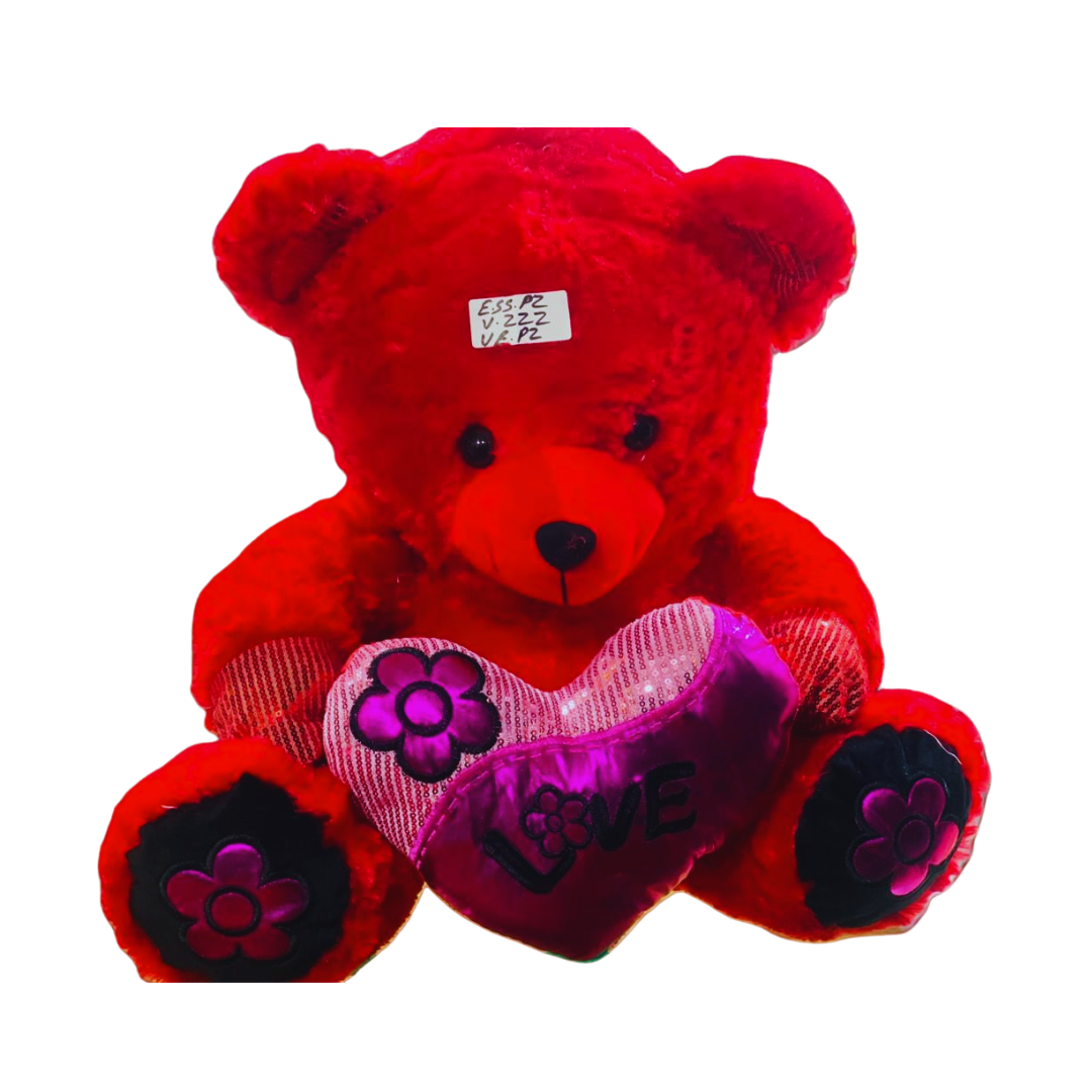 2 Feet Cute Red Teddy Bear - Trendytoys