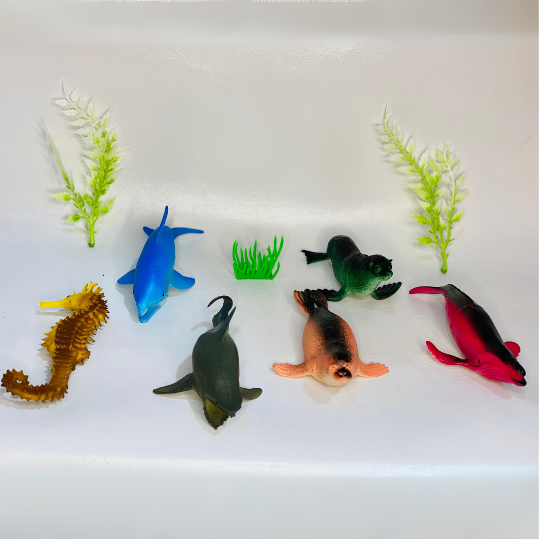 12 Pieces Sea Animal Pack - Trendytoys