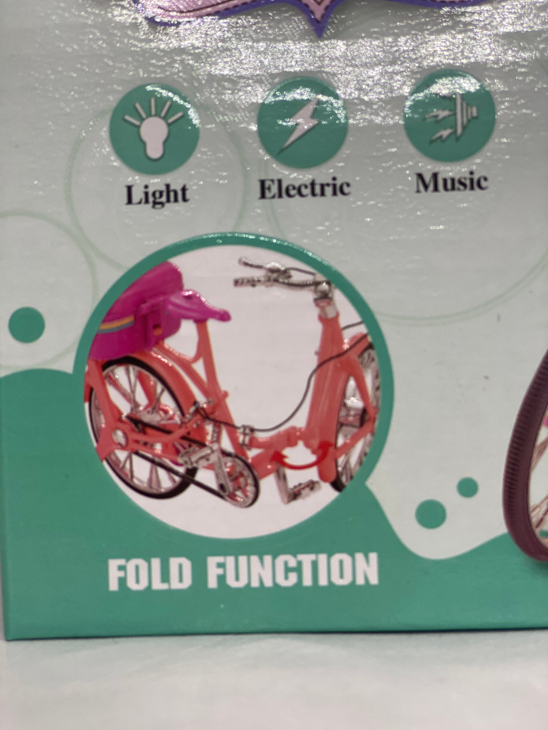 Electric Bicycle Pretty Girl With Light & Music - Trendytoys