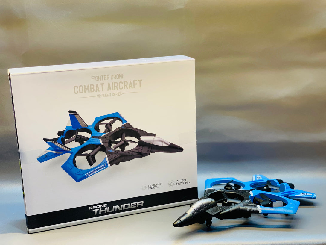 360 DEGREE RC FIGHTER DRONE JET - Trendytoys