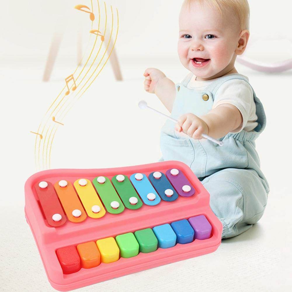 2 IN 1 XYLOPHONE & PIANO MUSICAL INSTRUMENT - Trendytoys