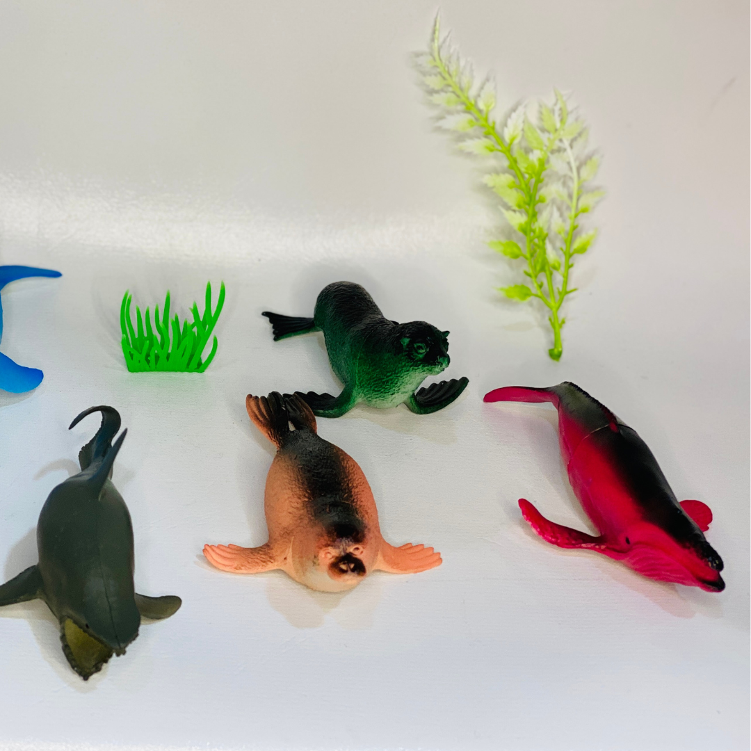 12 Pieces Sea Animal Pack - Trendytoys