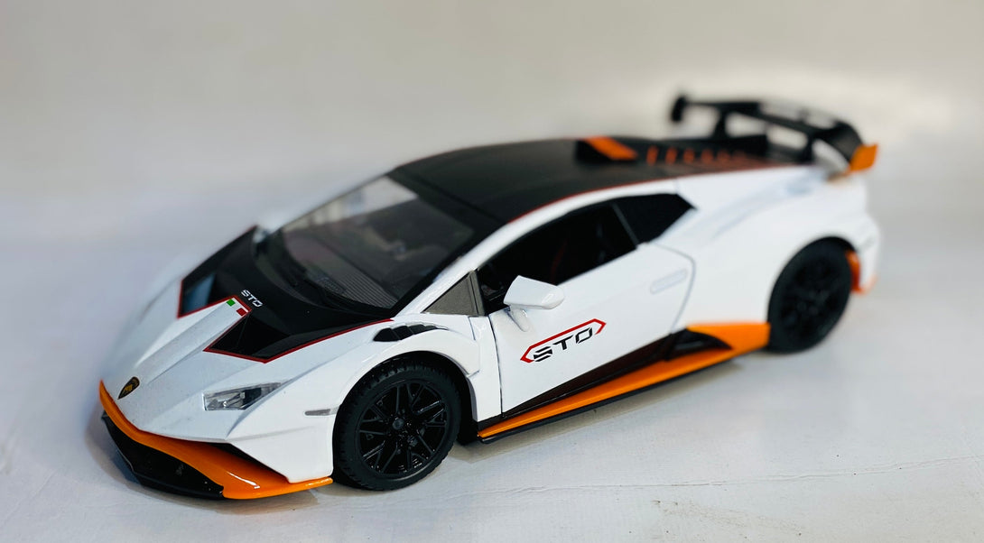 1:24 LAMBORGHINI HURACAN STO ALLOY DIECAST METAL MODEL CAR - Trendytoys