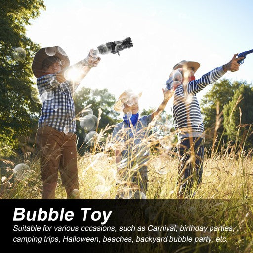 9 Holes Gatling Electric Bubble Gun - Trendytoys