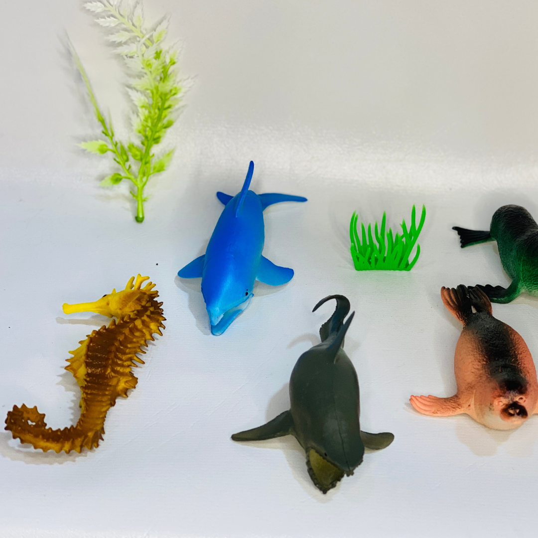 12 Pieces Sea Animal Pack - Trendytoys