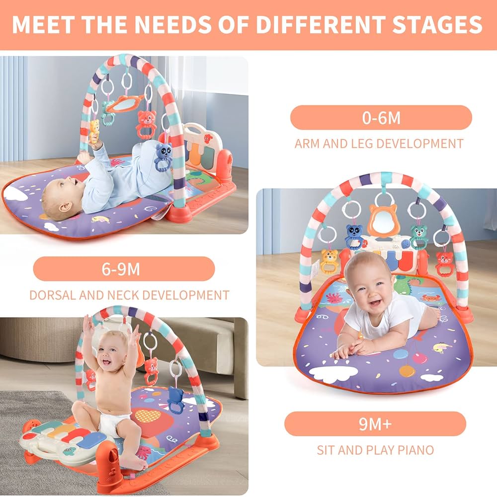 Baby Gym Play Mat Kick and Play Piano Gym - Trendytoys