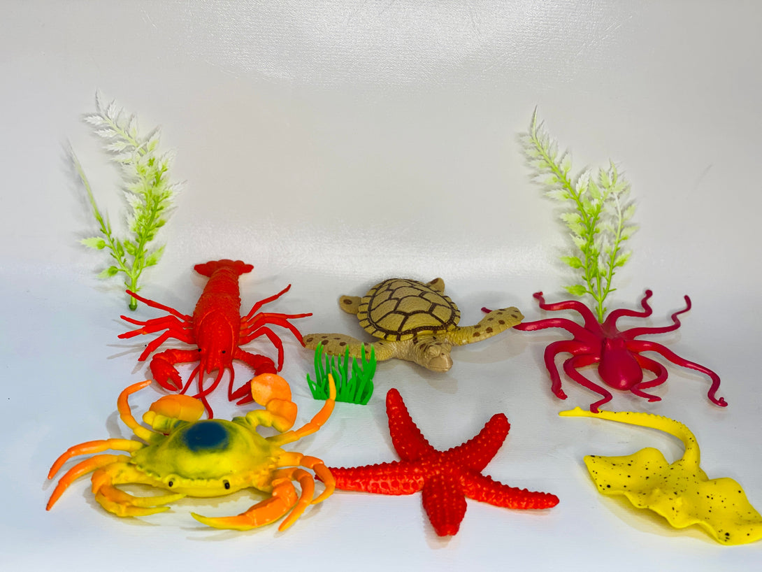 12 Pieces Sea Animal Pack - Trendytoys