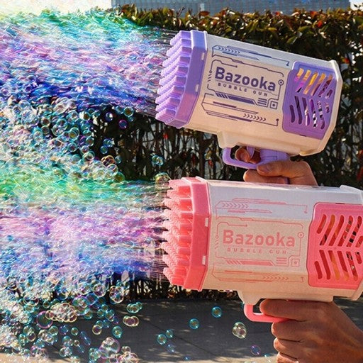 69 HOLES BAZOOKA BUBBLE MACHINE GUN - Trendytoys