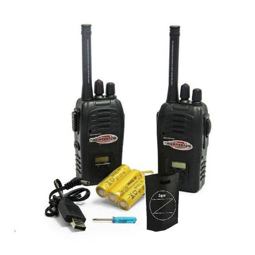 2 PCS Wireless Walkie Talkie TOY 200 Meter Range - Trendytoys