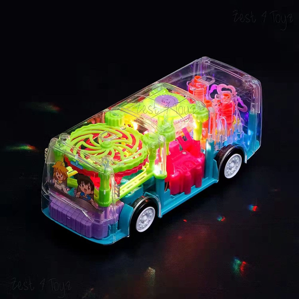 Gear Light Bus Toy with Mechanical Gears Simulation - Trendytoys