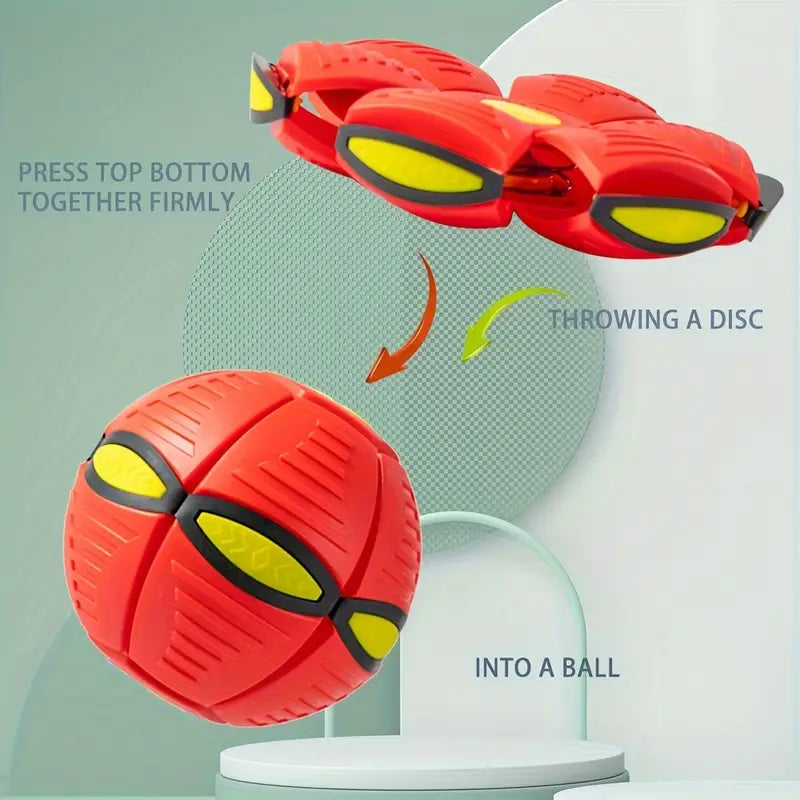 FLYING SOUCER UFO BALL WITH LIGHTS - Trendytoys