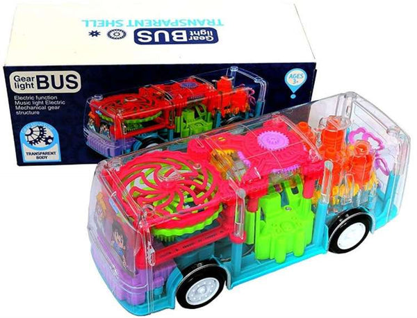 Gear Light Bus Toy with Mechanical Gears Simulation - Trendytoys