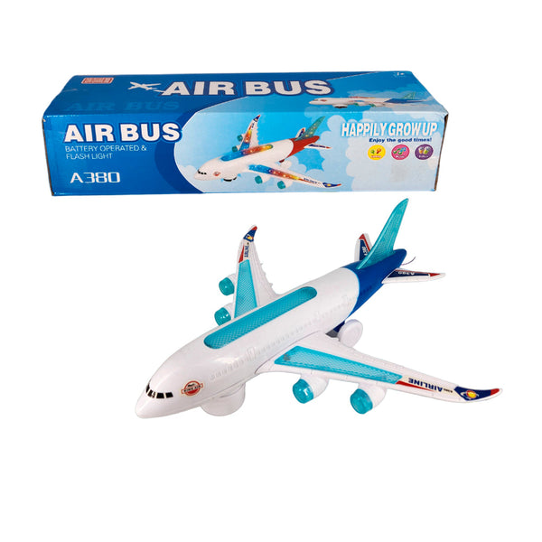 Airbus Battery Operated Toy With Flashing Lights and Music - Trendytoys