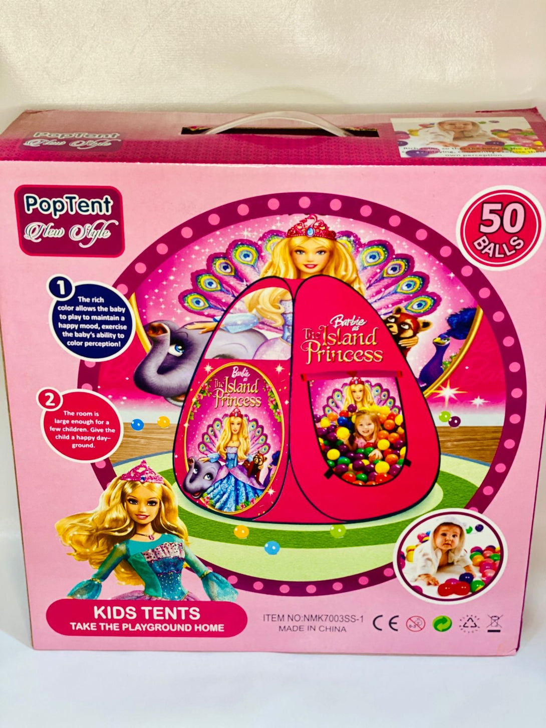 Pop Playing Tent House With 50 Balls - Trendytoys