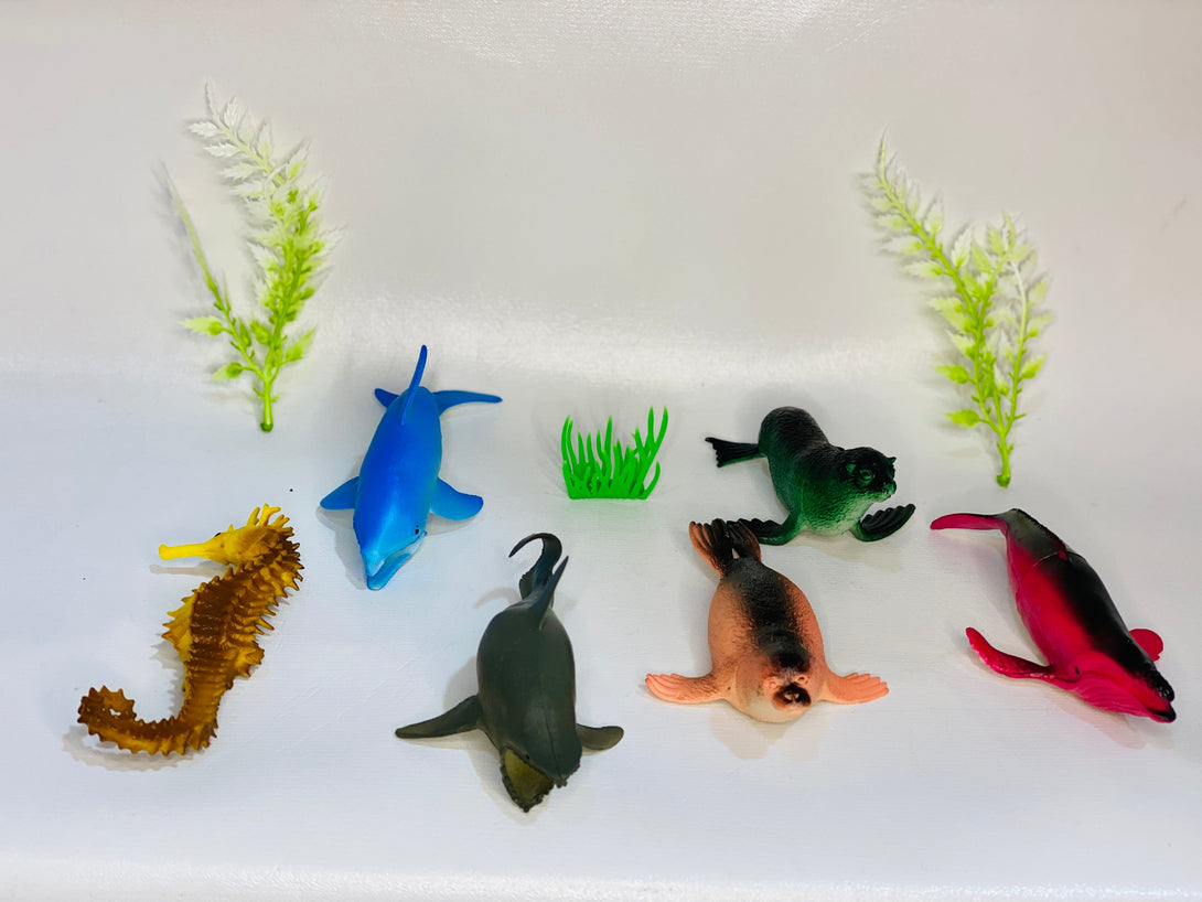 12 Pieces Sea Animal Pack - Trendytoys