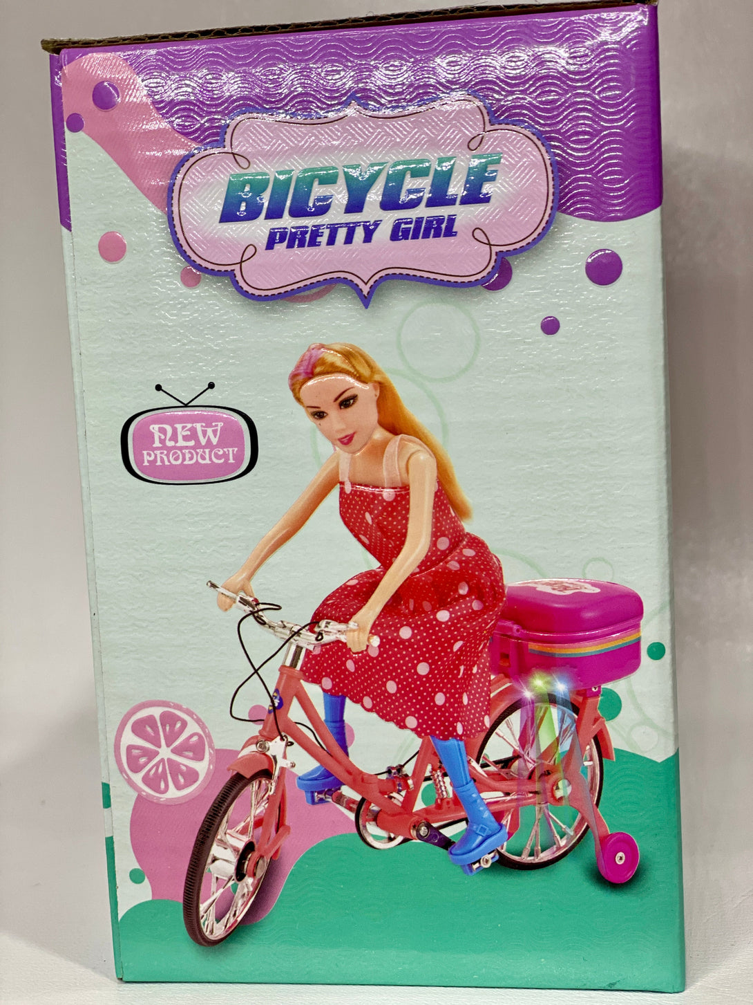 Electric Bicycle Pretty Girl With Light & Music - Trendytoys