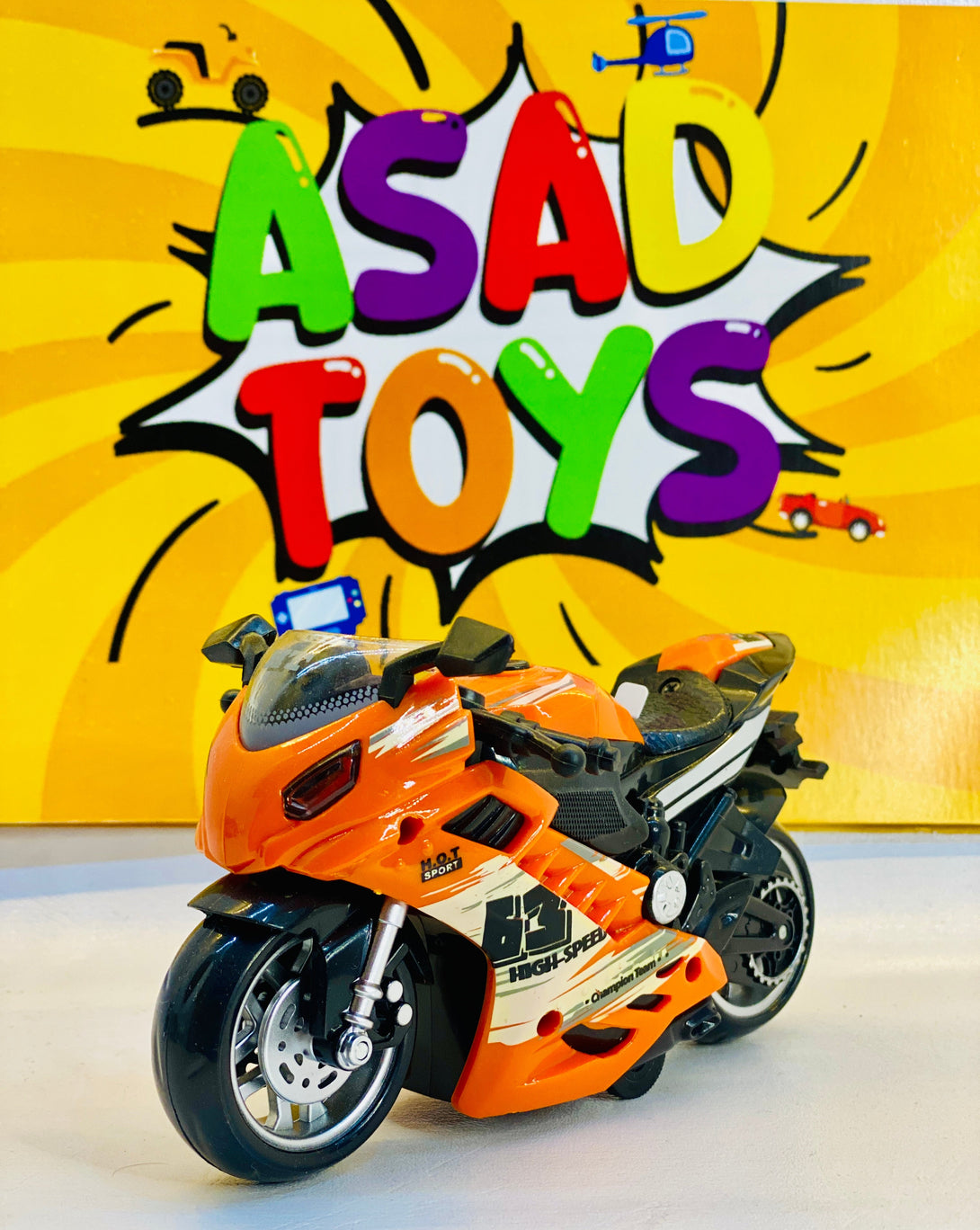 Die Cast 1:12 Scale Heavy Bike - Trendytoys