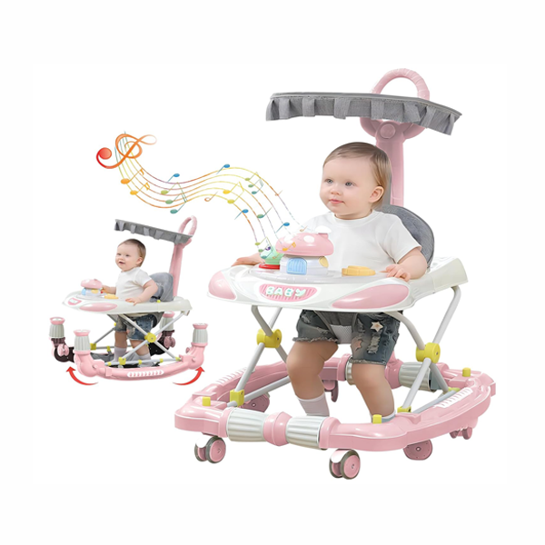 3 IN 1 MULTIFUNCTIONAL BABY WALKER WITH ROCKER & STROLLER - Trendytoys