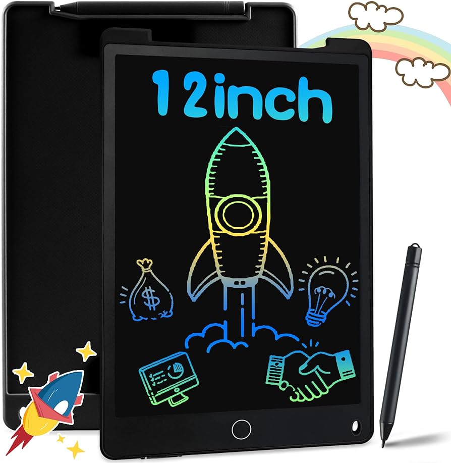 Multi Colors - LCD Writing Tablet 12 Inch - - Trendytoys