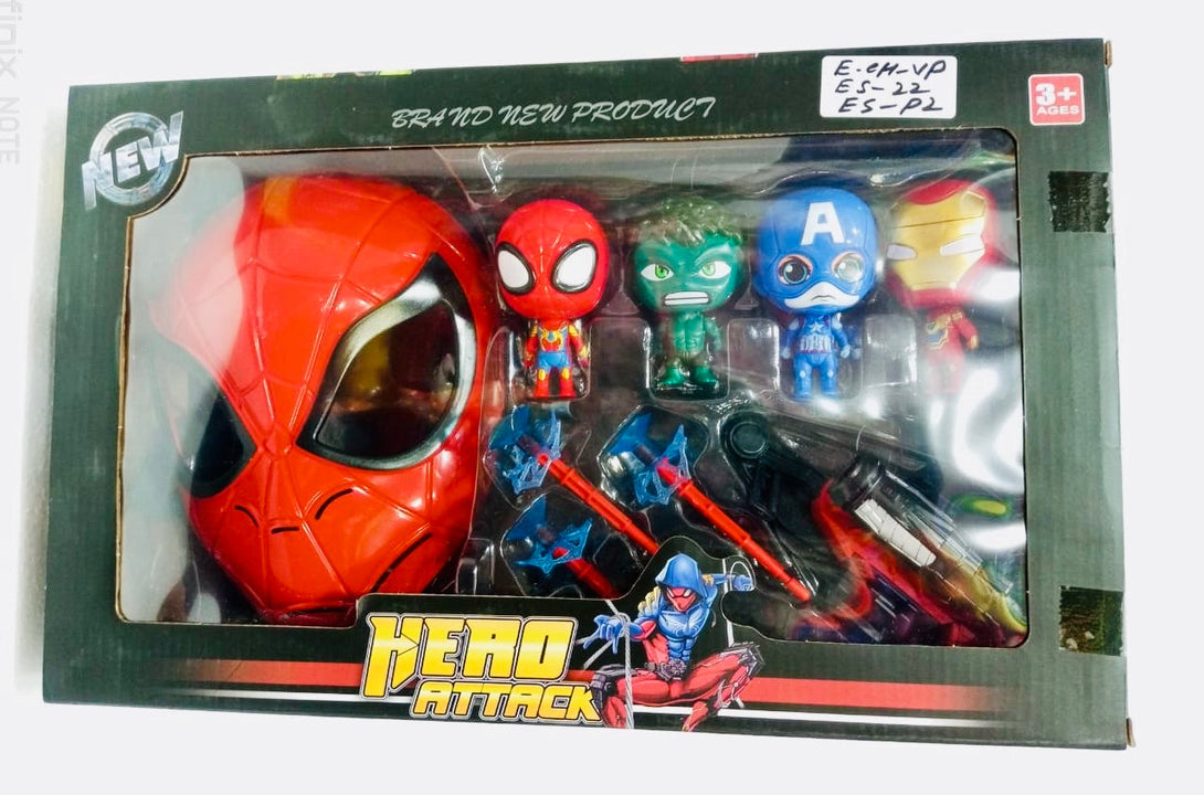 Action Heroes Play Set For Kids - Trendytoys