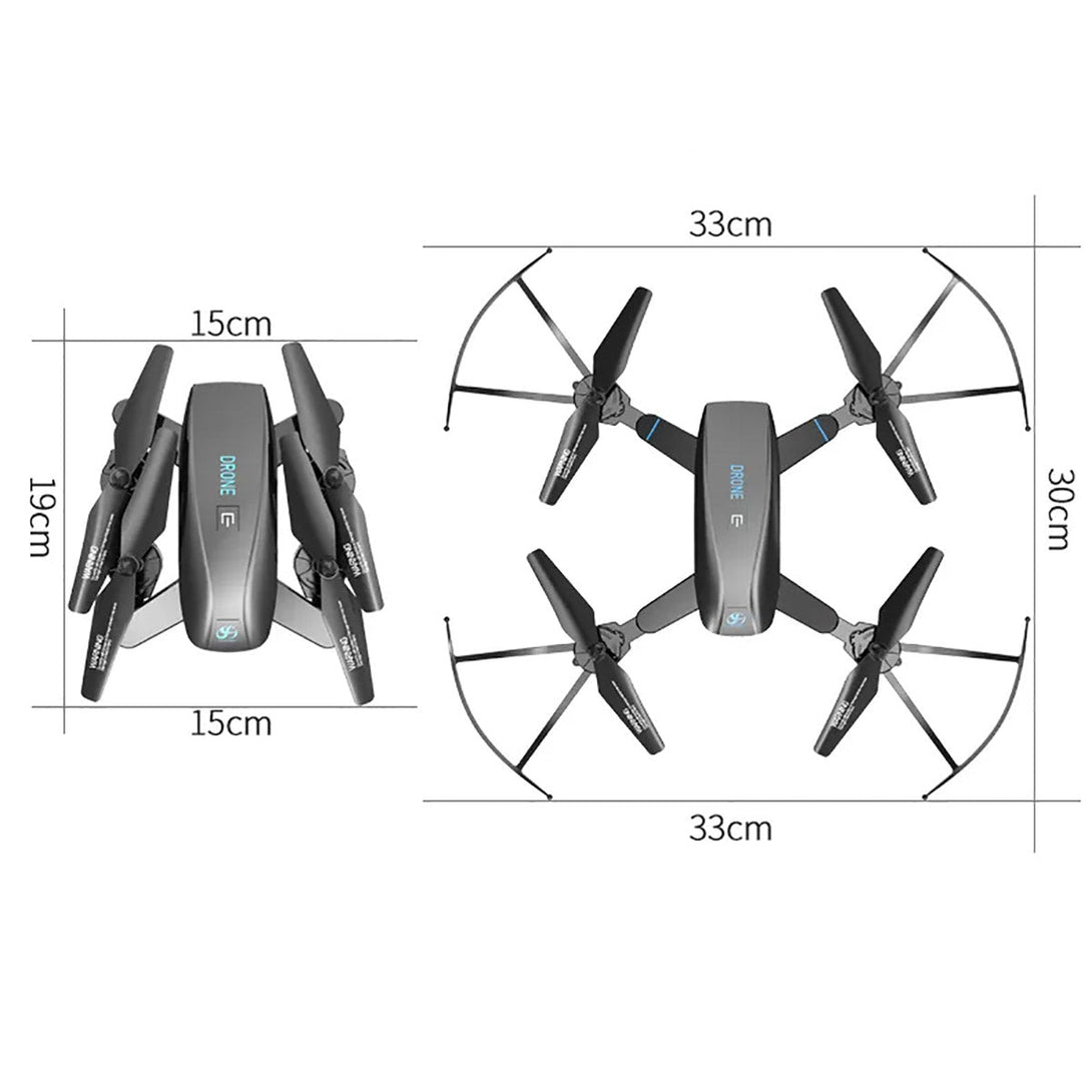 Vanguard Foldable HD Camera Drone QuadCopter w/ Altitude Hold & WI-FI Connectivity Toy for Kids - Trendytoys