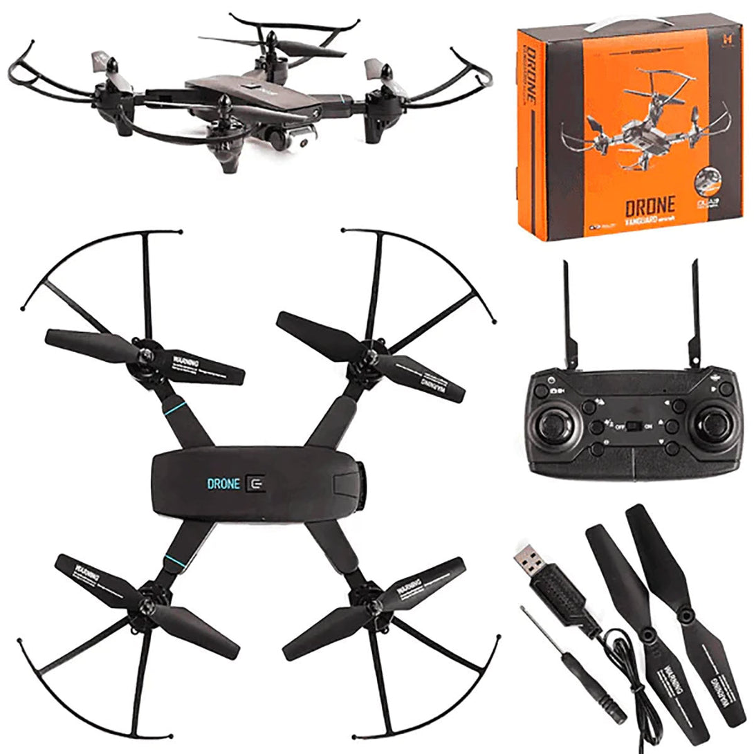 Vanguard Foldable HD Camera Drone QuadCopter w/ Altitude Hold & WI-FI Connectivity Toy for Kids - Trendytoys