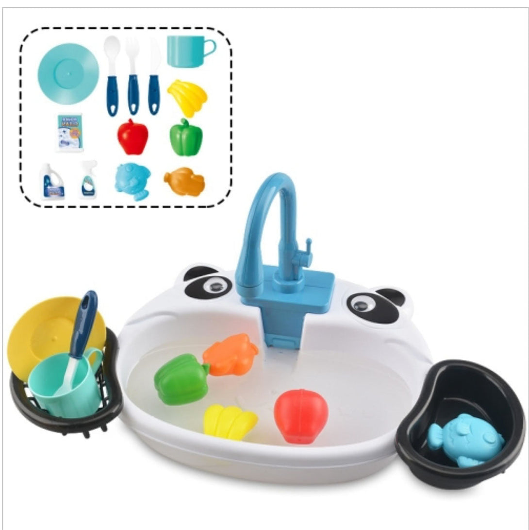 kitchen-electric-circulating-water-dishwashersink-toy-for-kids