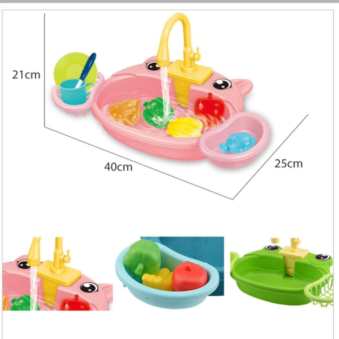 kitchen-electric-circulating-water-dishwashersink-toy-for-kids