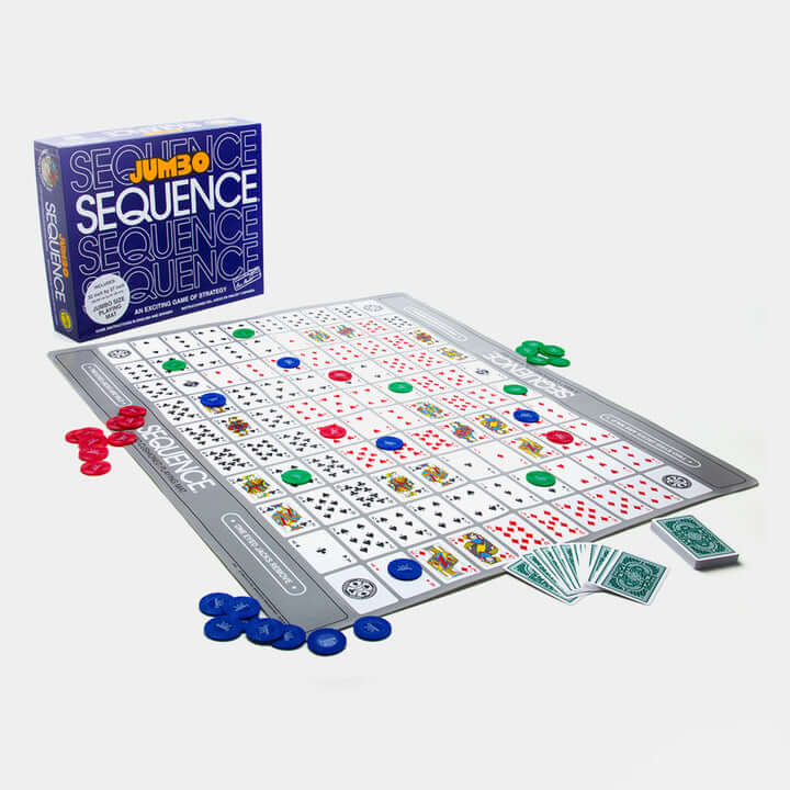 SEQUENCE JUMBO - BOARD & CARD GAMES - Trendytoys