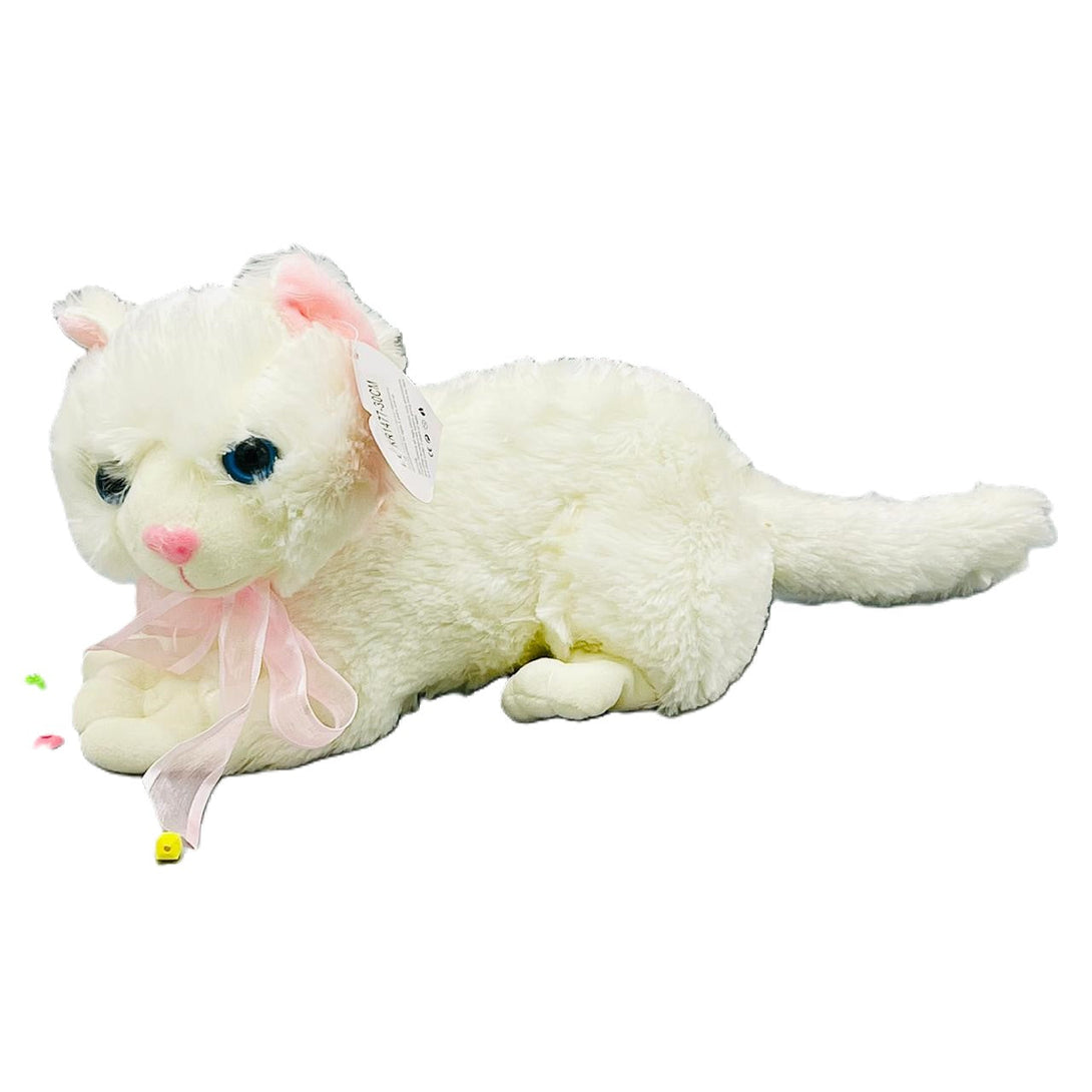 Large Size Stuffed Soft & Plushy Cat with Meow Sound - Trendytoys