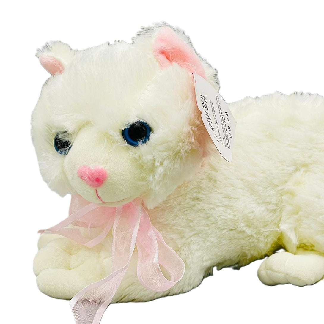 Large Size Stuffed Soft & Plushy Cat with Meow Sound - Trendytoys