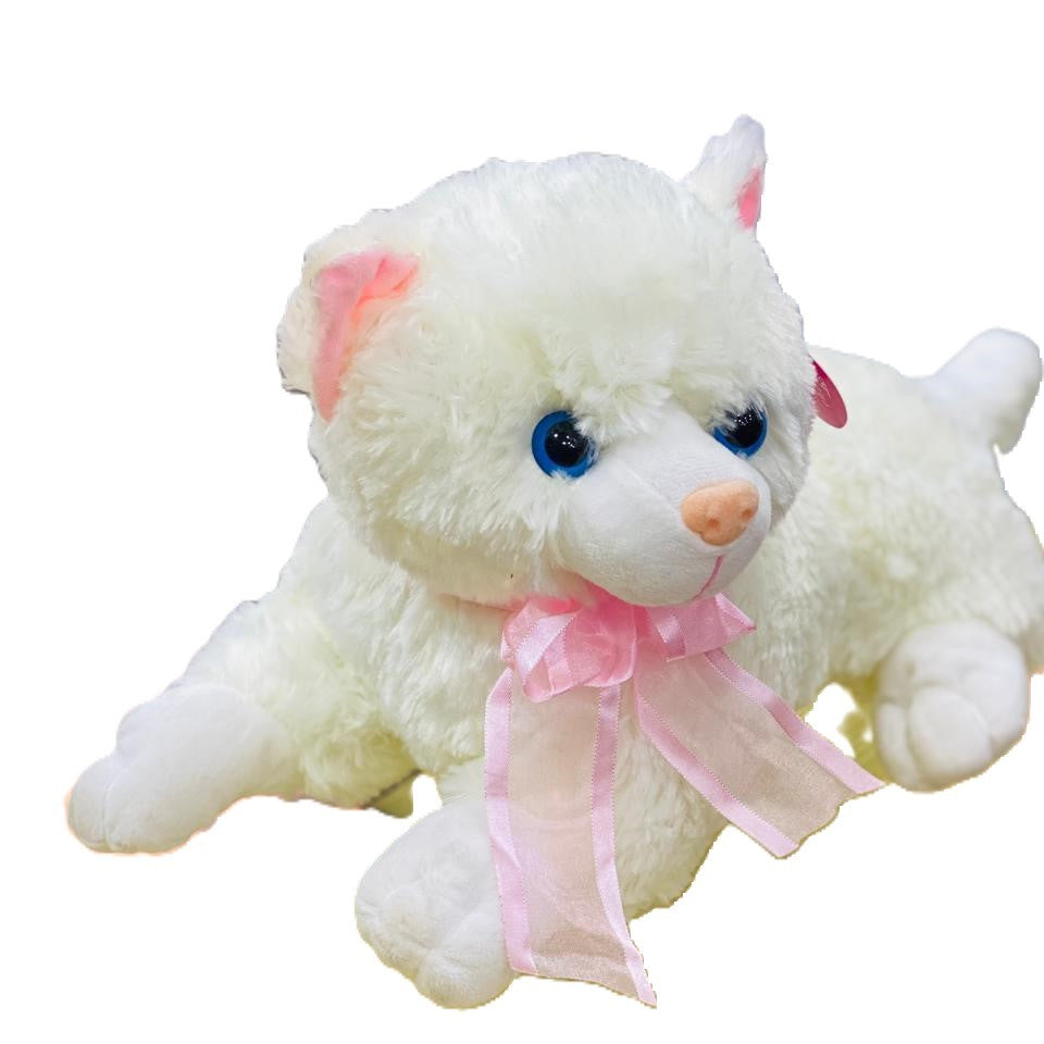 Large Size Stuffed Soft & Plushy Cat with Meow Sound - Trendytoys