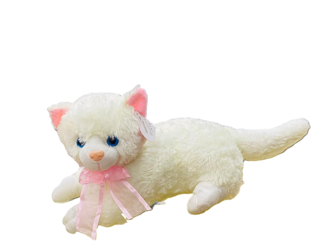 Large Size Stuffed Soft & Plushy Cat with Meow Sound - Trendytoys