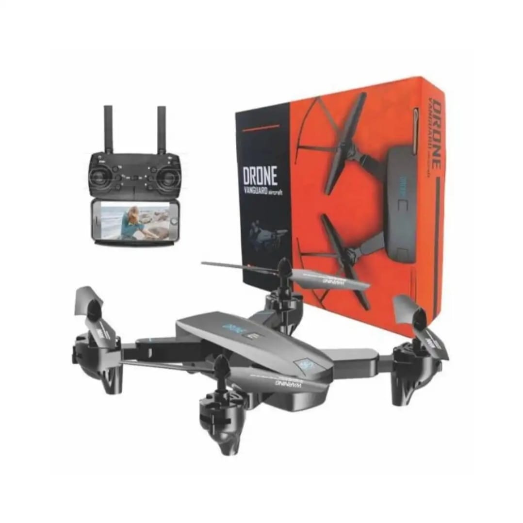 Vanguard Foldable HD Camera Drone QuadCopter w/ Altitude Hold & WI-FI Connectivity Toy for Kids - Trendytoys